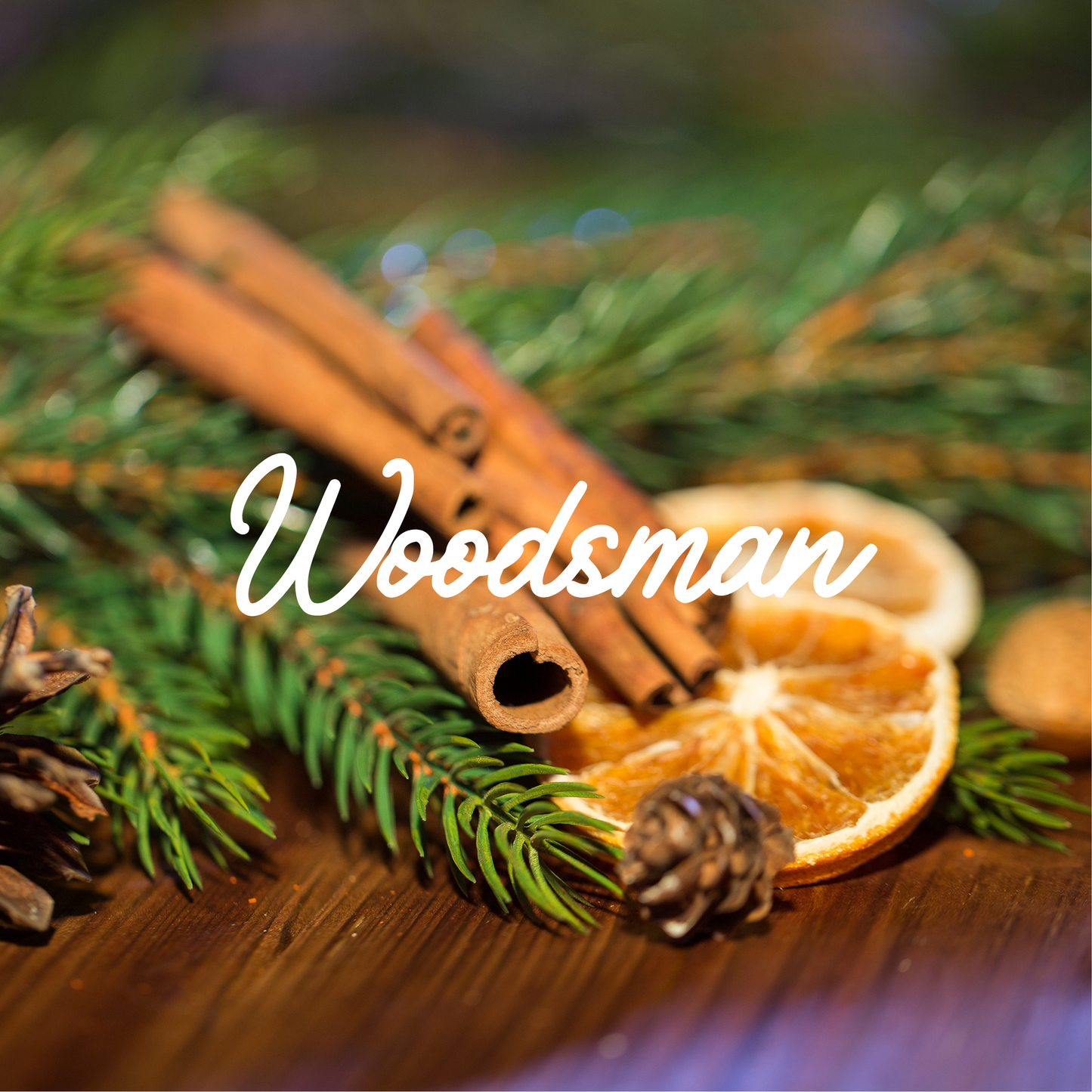 Woodsman 100% All-Natural Soy Candle with Cotton Wick