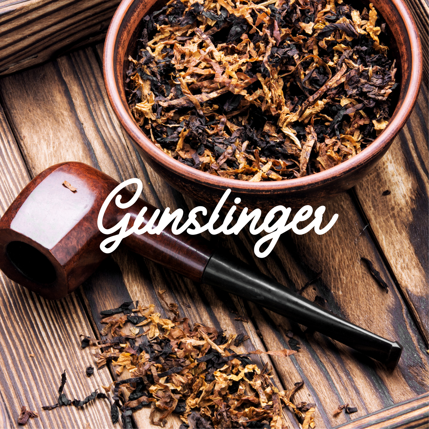 Gunslinger natural soy wax candle with crackling wood wick