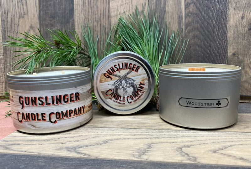 Woodsman 100% All-Natural Soy Candle with Cotton Wick