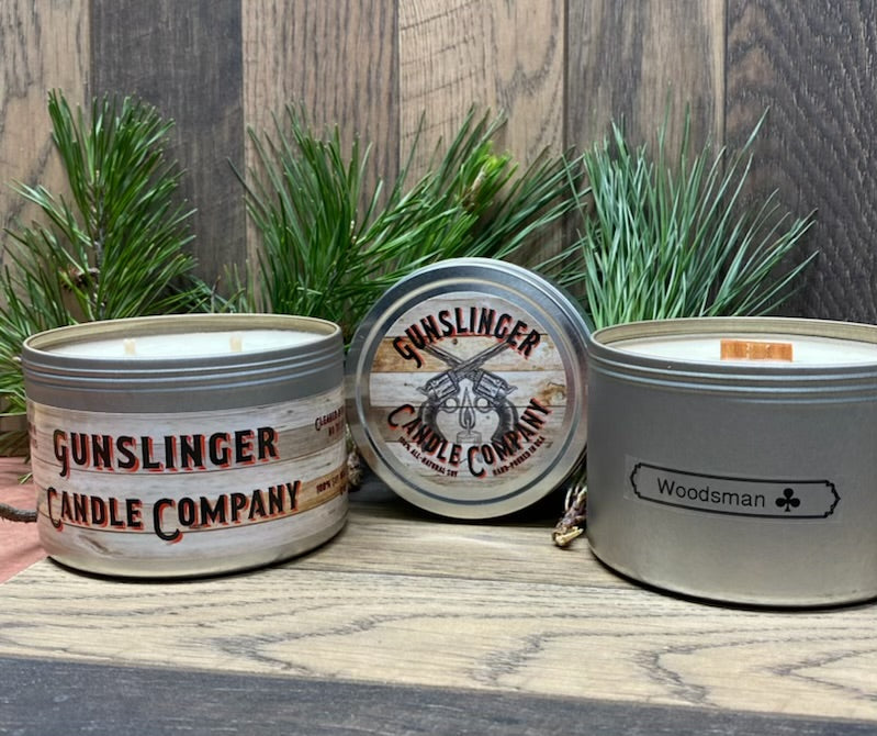 Woodsman 100% All-Natural Soy Candle with Cotton Wick