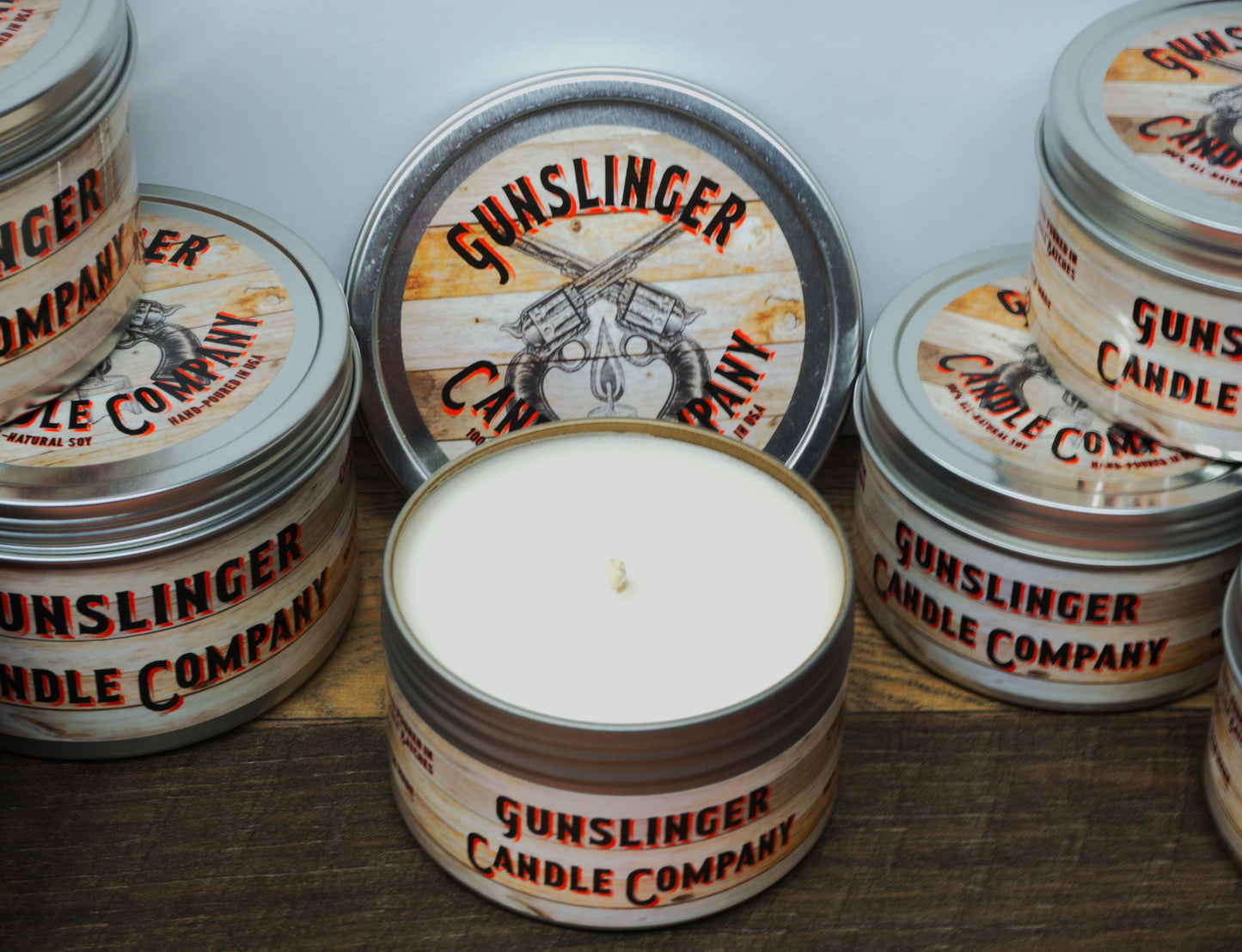 Woodsman 100% All-Natural Soy Candle with Cotton Wick