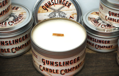 Woodsman 100% All-Natural Soy Candle with Crackling Wood Wick